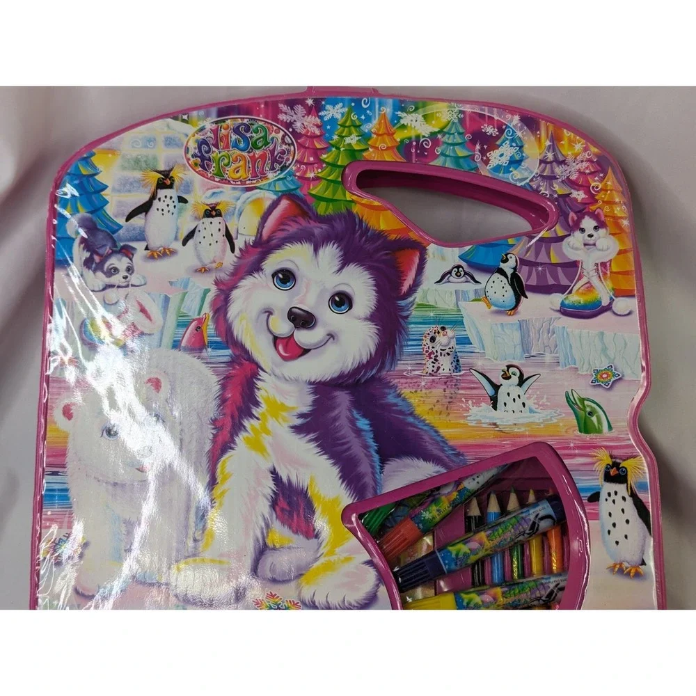 Lisa Frank Husky Dog Polar Bear Art Set USED‎ 2015